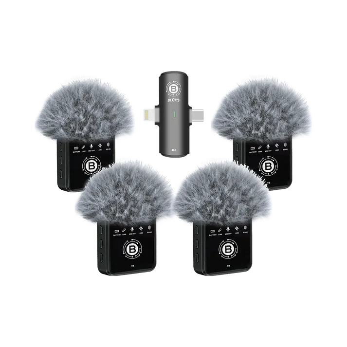 BX-24 | QUALINK 4-MIC WIRELESS LAVALIERE SYSTEM WITH ANC