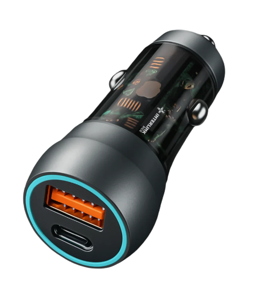 I-293 | RIDE DUAL USB TYPE-C CAR CHARGER