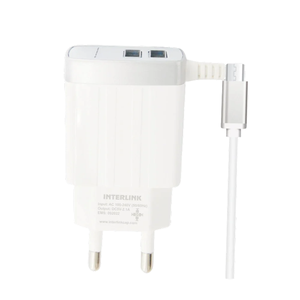 I-294 | Grace LED Dual USB Smart Wall Charger